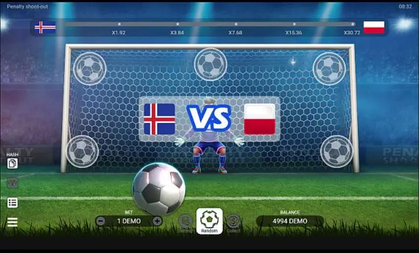 Tema ve görsel tasarım Penalty Shoot Out
